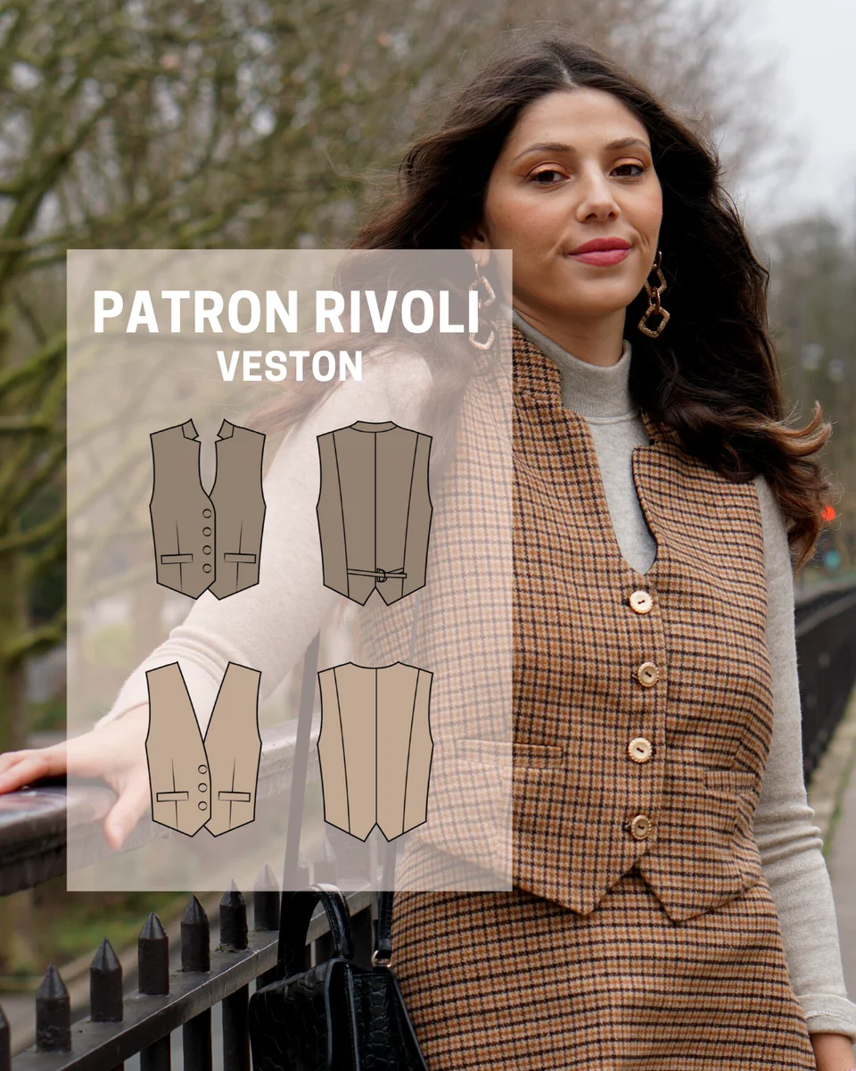 Photo du patron Veston Rivoli cousu · vue 1 sur 8