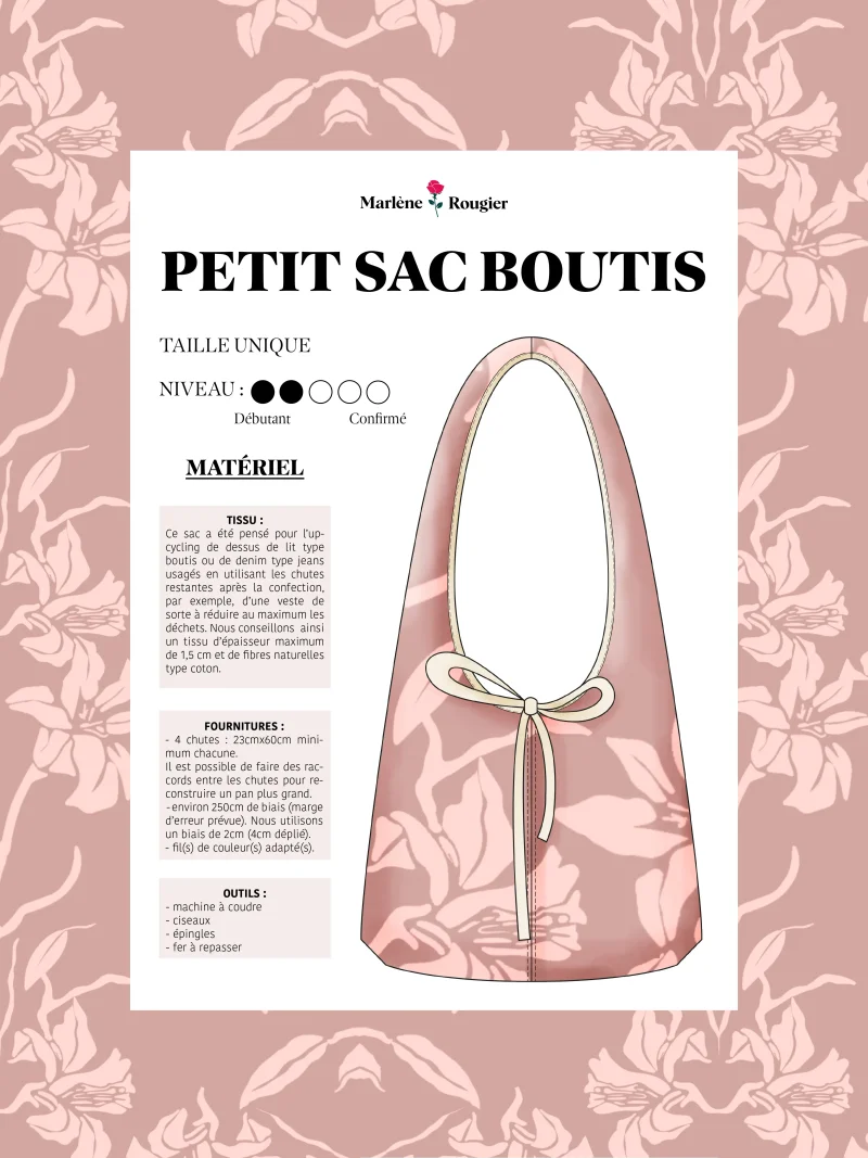 Patron Sac boutis · Marlène Rougier