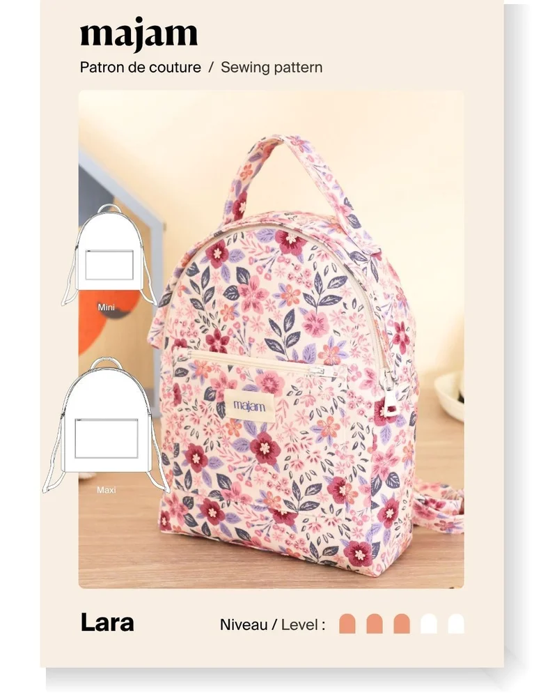 Patron sac à dos – Lara · Majam