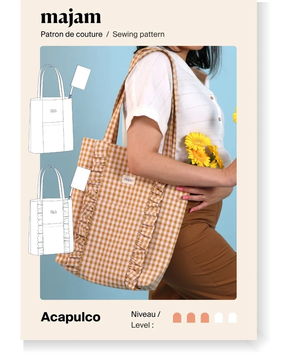 Photo du patron Sac cabas – Acapulco cousu · vue 1 sur 6