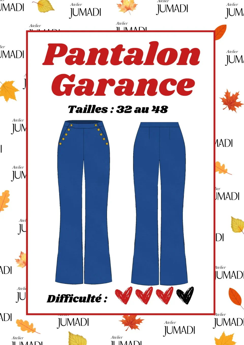 Photo du patron Pantalon Garance cousu · vue 1 sur 8