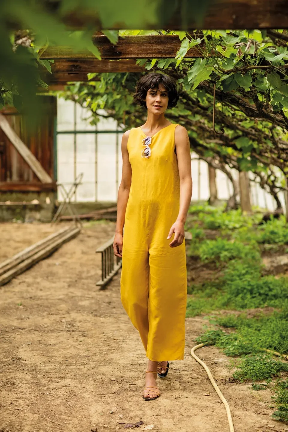 Photo du patron Danika Jumpsuit Sewing Pattern cousu · vue 1 sur 4