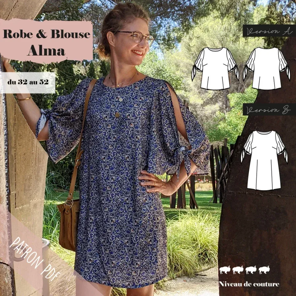 Photo du patron Robe et blouse Alma cousu · vue 1 sur 8