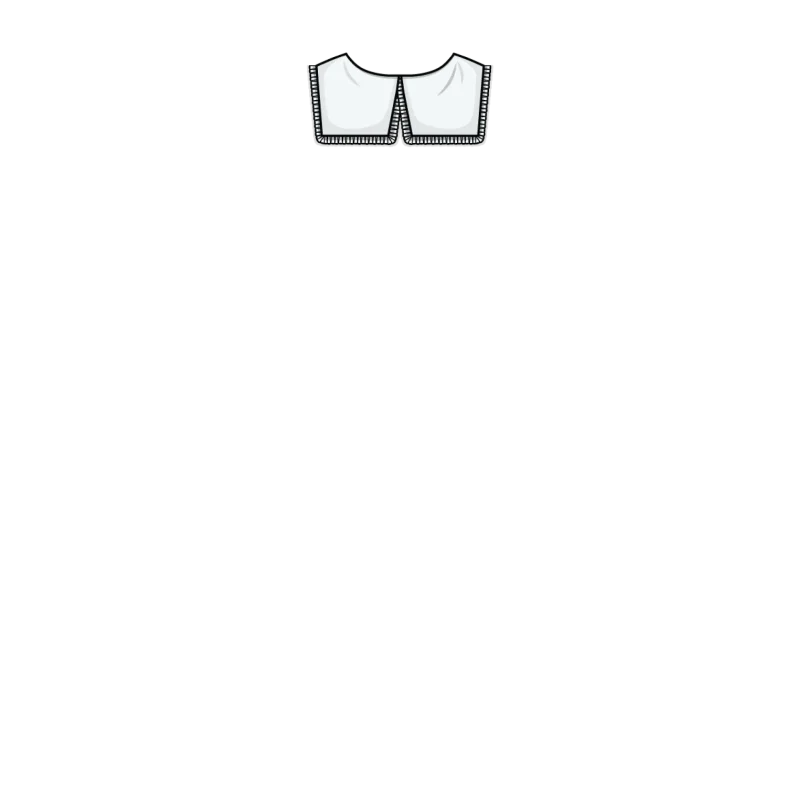 Patron PURITAN COLLAR · Puff and Pencil