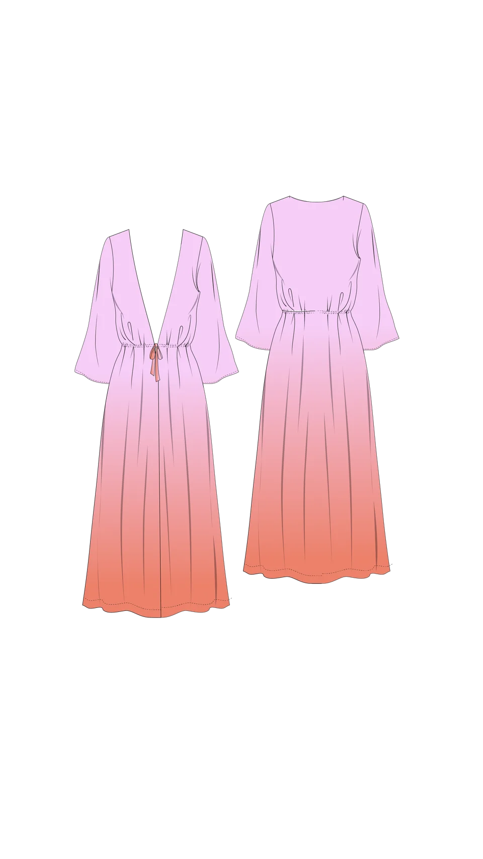 Photo du patron Kimono LANA cousu · vue 1 sur 8