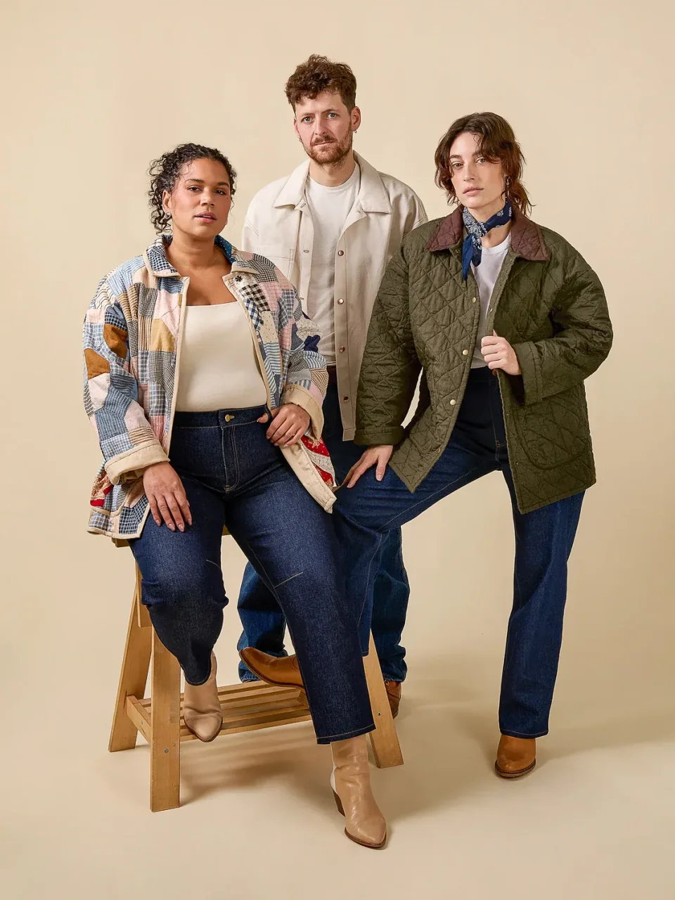 Photo du patron Fowler Barn Coat + Quilted Jacket cousu · vue 1 sur 8