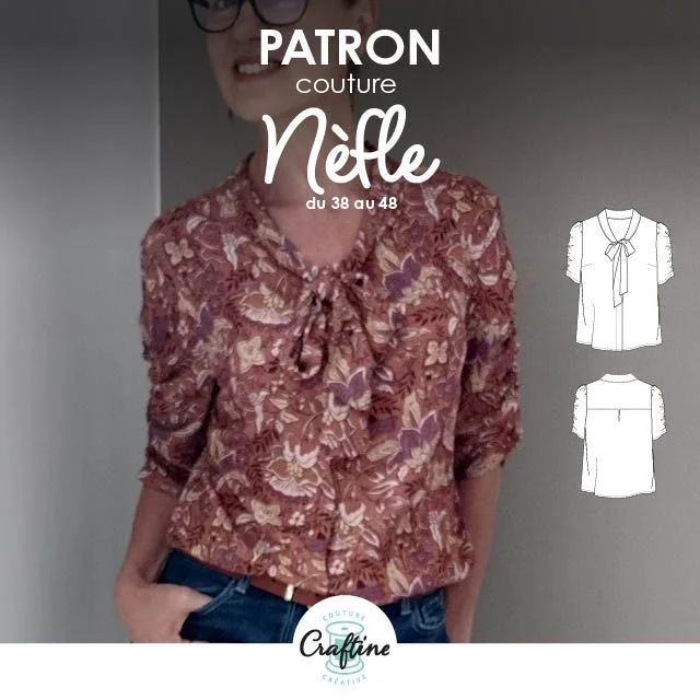 Photo du patron Chemisier Nèfle cousu · vue 1 sur 1