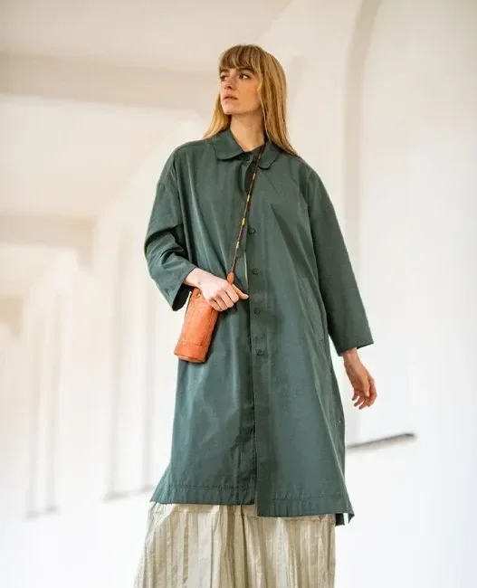 Photo du patron Devika Coat Sewing Pattern cousu · vue 1 sur 8