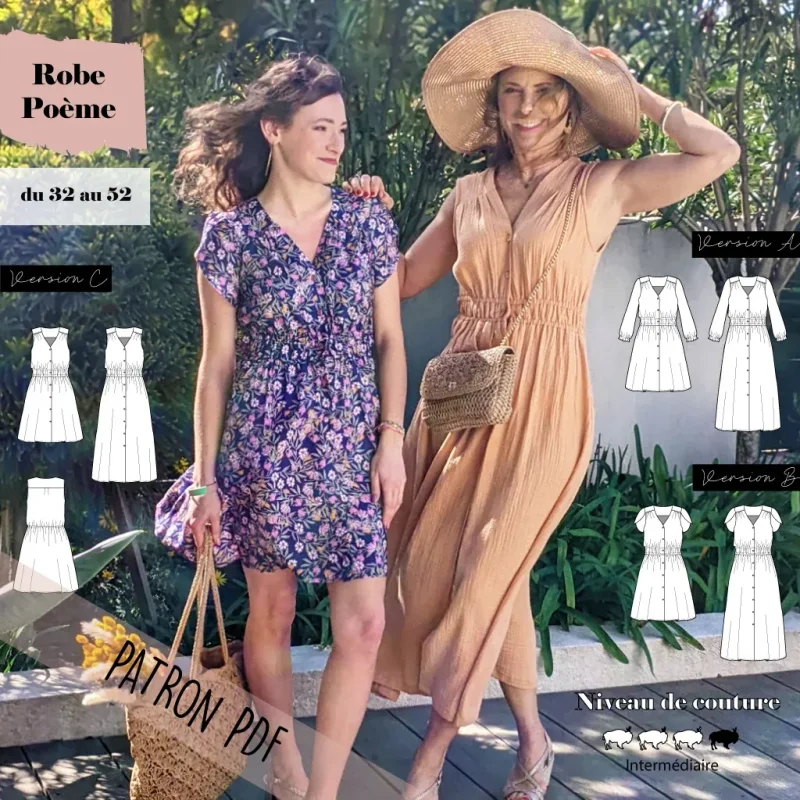 Patron Robe Poème · Super Bison
