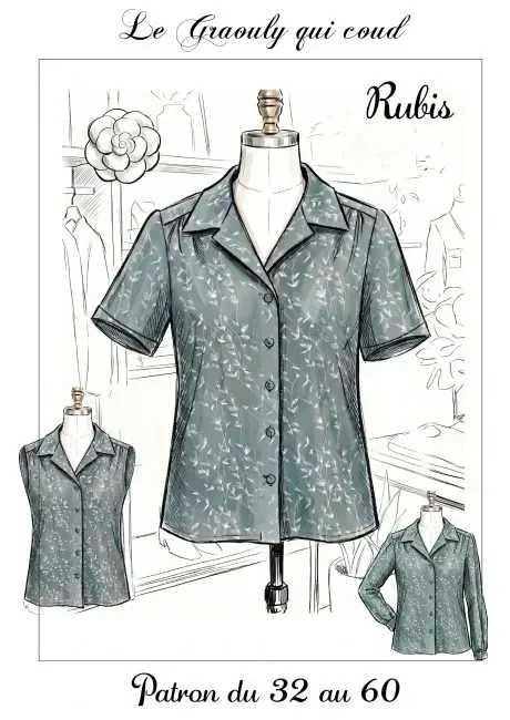 Photo du patron Chemise et Robe Rubis cousu · vue 1 sur 8