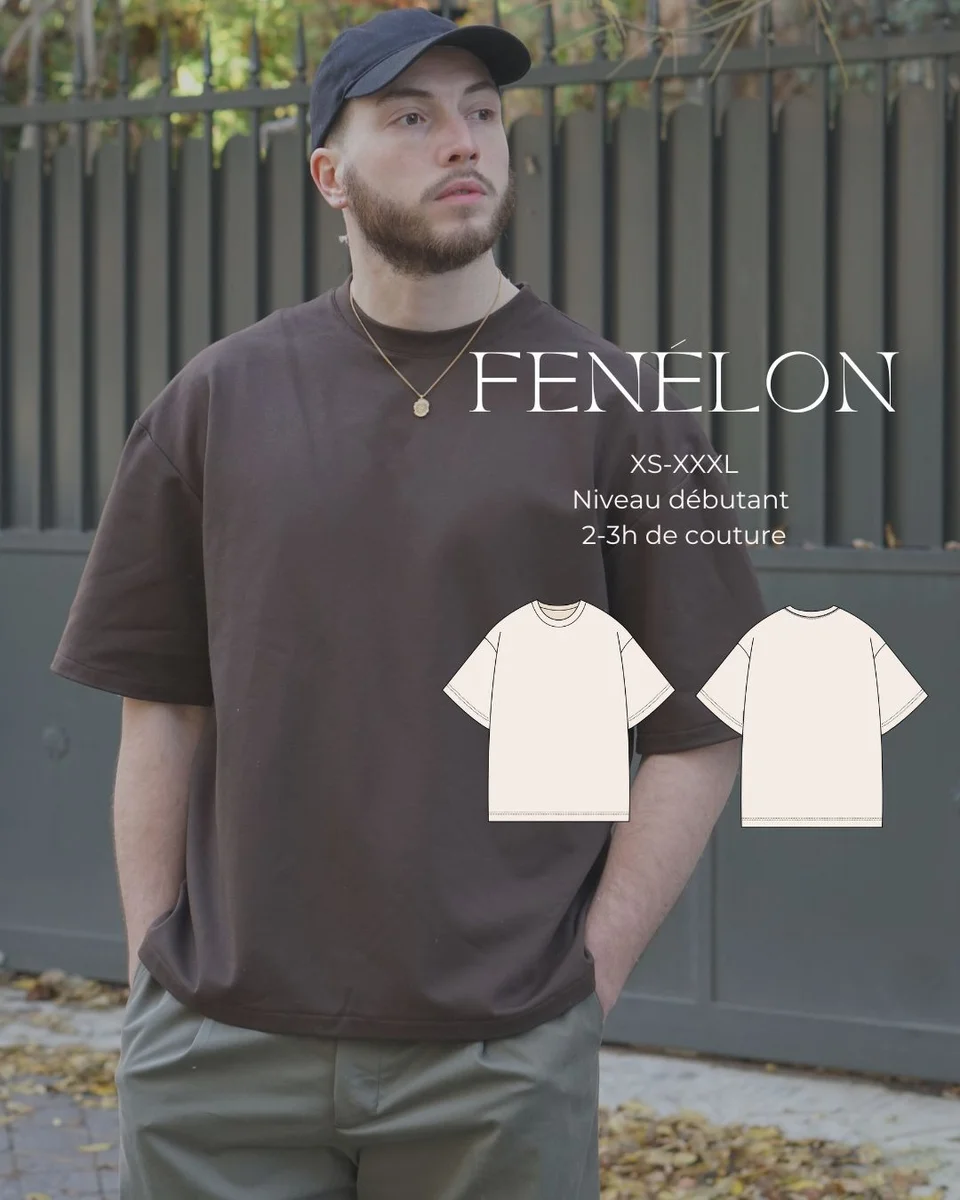 Photo du patron T-shirt Fénelon cousu · vue 1 sur 8