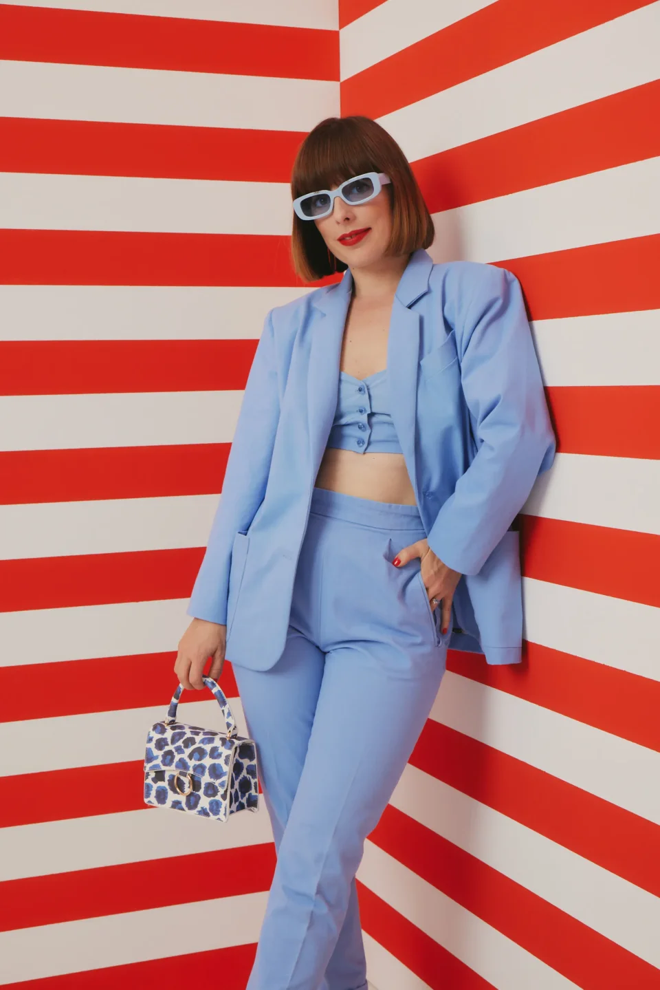 Photo du patron 41-6 Oversized Blazer without lining with patch pockets cousu · vue 1 sur 8