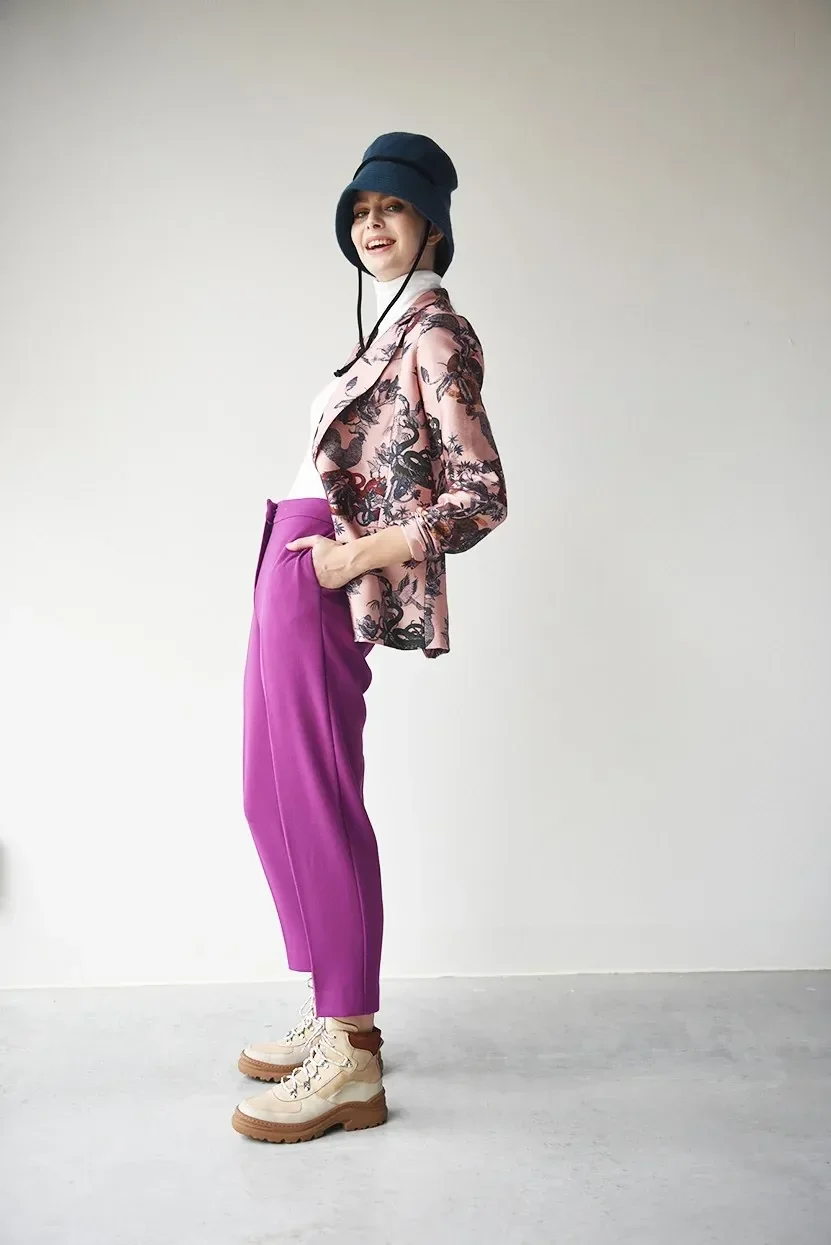 Photo du patron Billie Trousers Sewing Pattern cousu · vue 1 sur 6