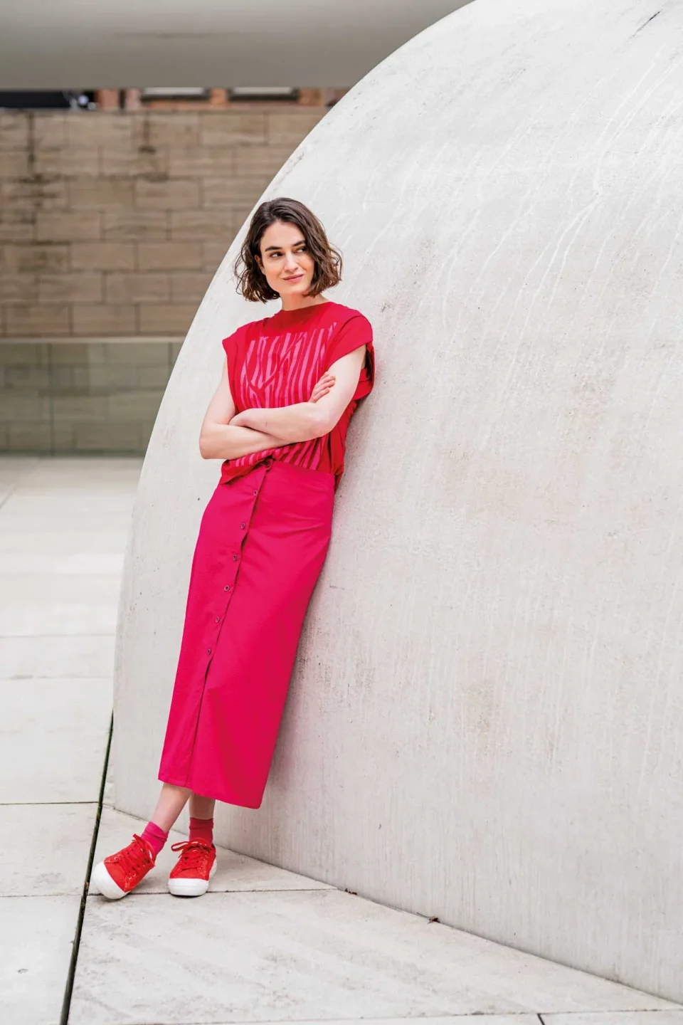 Photo du patron Maeve Skirt Sewing Pattern cousu · vue 1 sur 5