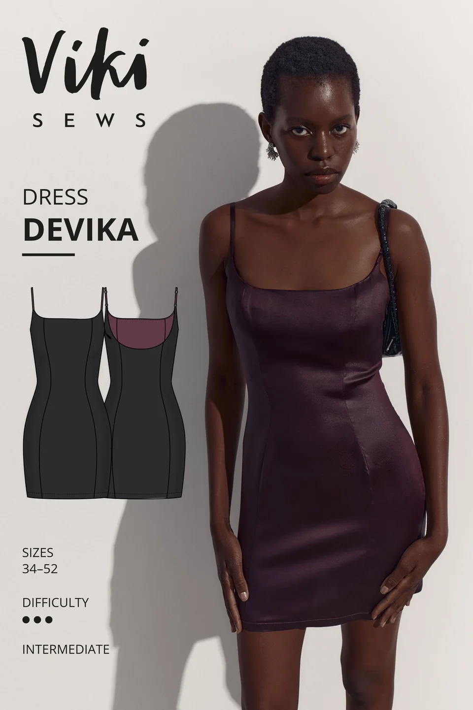 Photo du patron Devika dress cousu · vue 1 sur 8