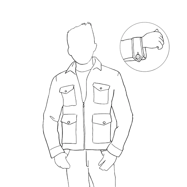 Photo du patron Veste <b>le Citadin</b> cousu · vue 1 sur 8