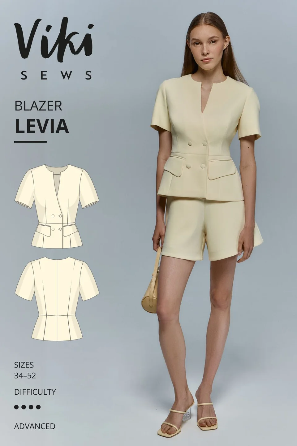Photo du patron Levia blazer cousu · vue 1 sur 8