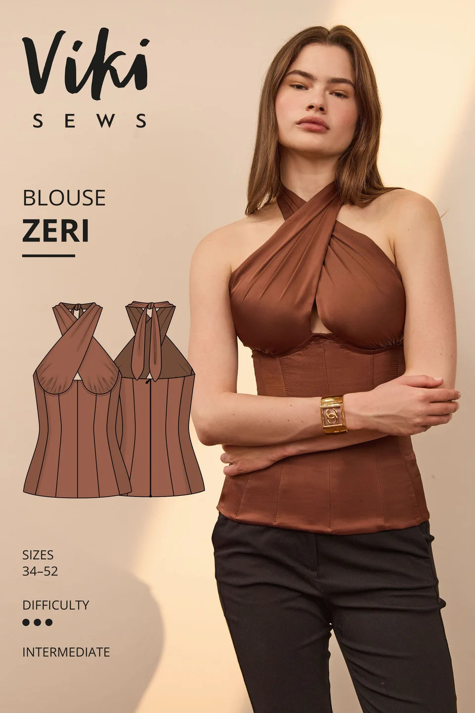 Photo du patron Zeri blouse cousu · vue 1 sur 6