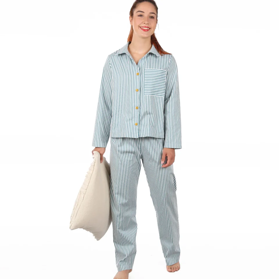 Photo du patron Pyjama Madame Hilda cousu · vue 1 sur 8