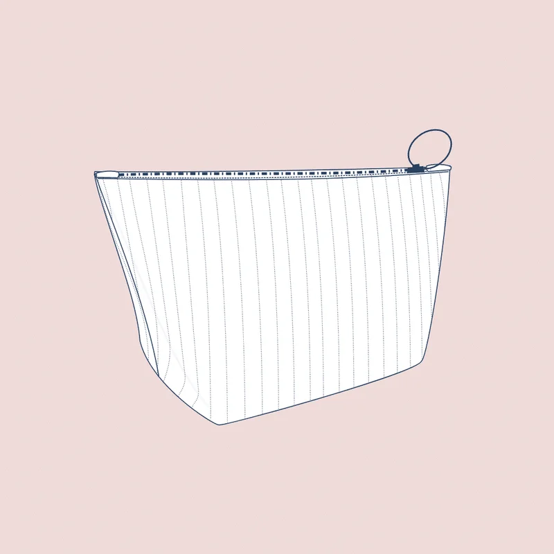 Patron Pochette zippée M & L · Lise Tailor