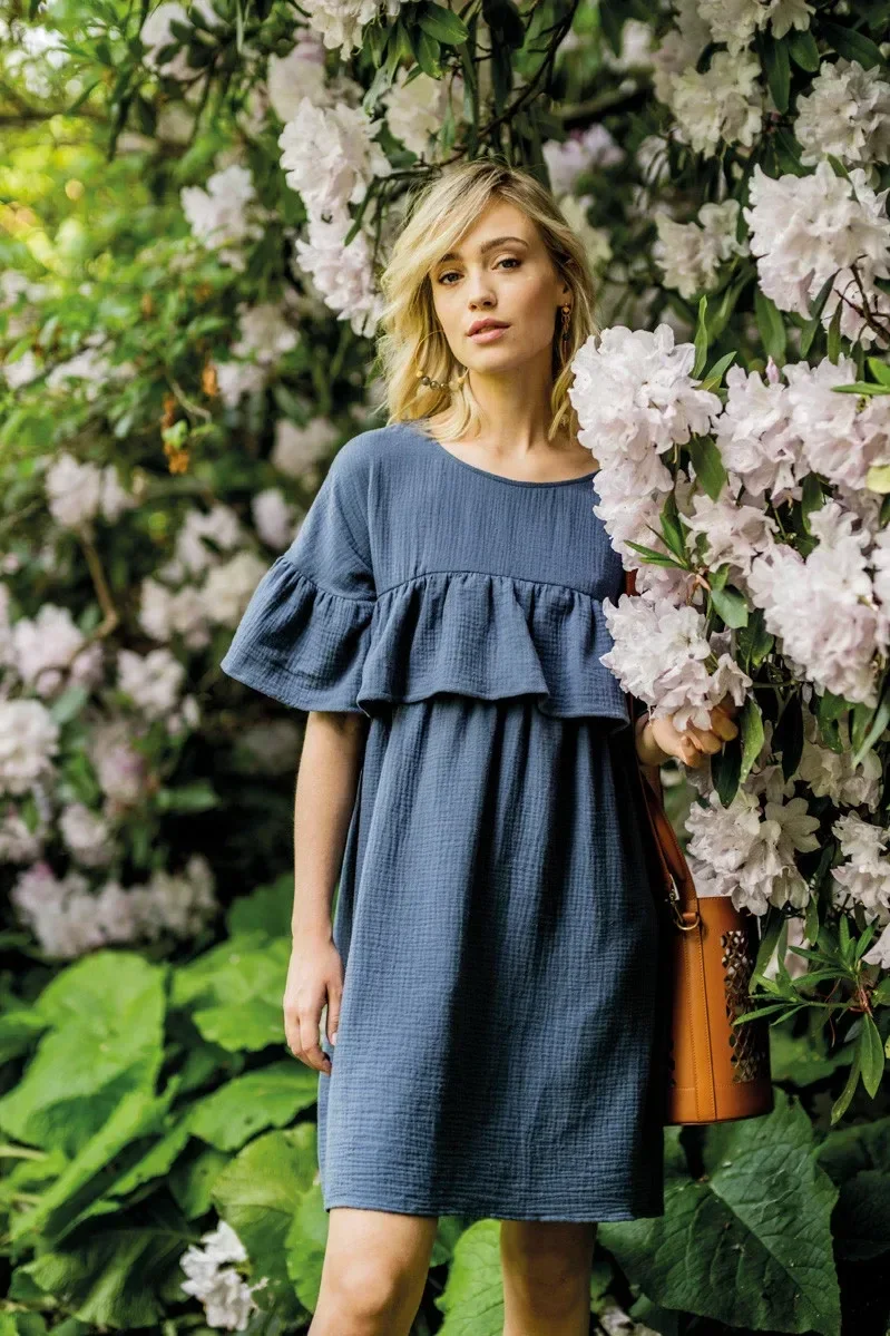 Photo du patron Simone Top Sewing Pattern cousu · vue 1 sur 6