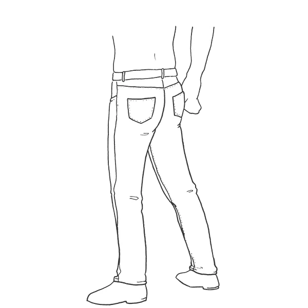 Photo du patron Jeans <b>Le bad boy</b> cousu · vue 1 sur 1