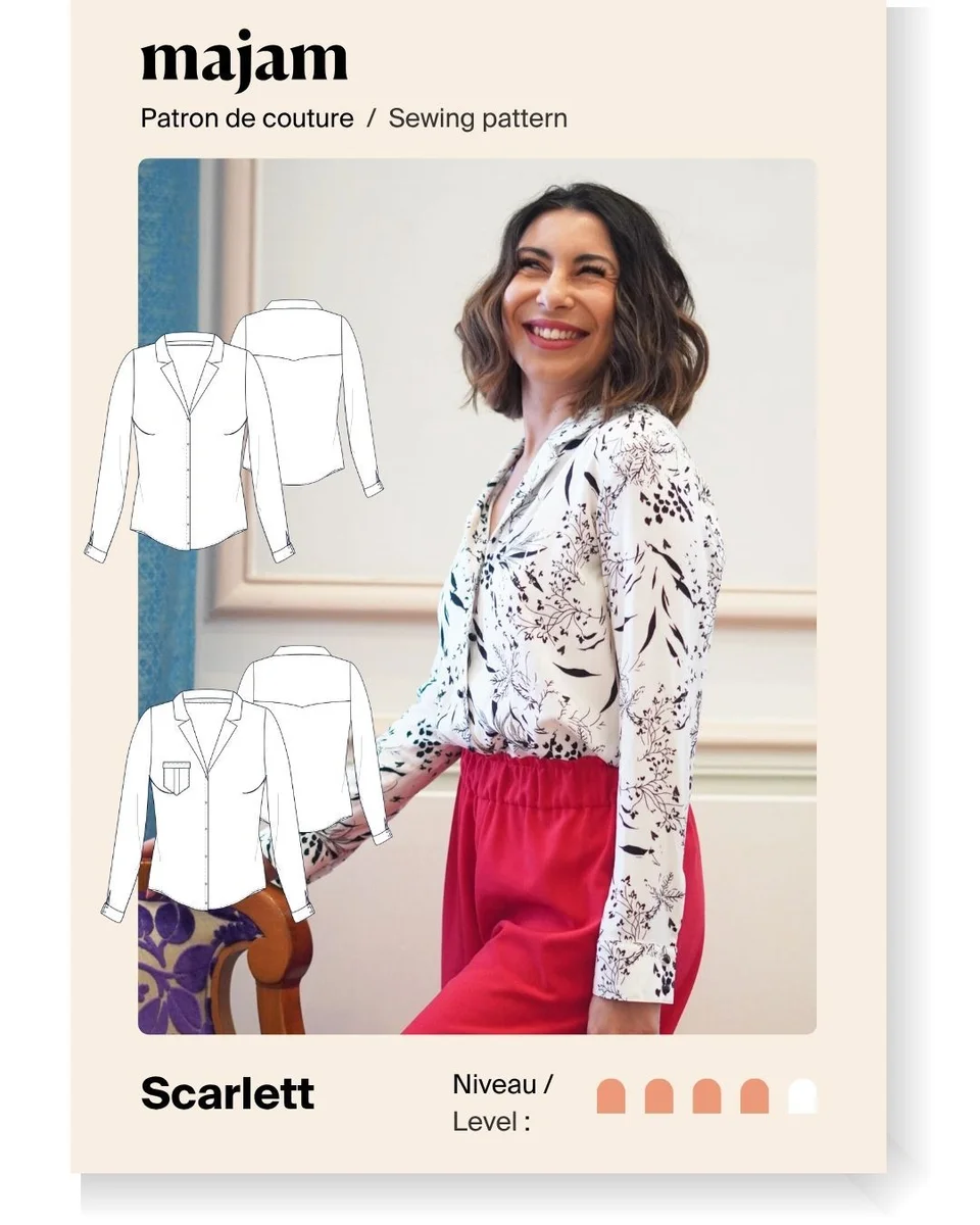 Photo du patron Chemisier – Scarlett cousu · vue 1 sur 5
