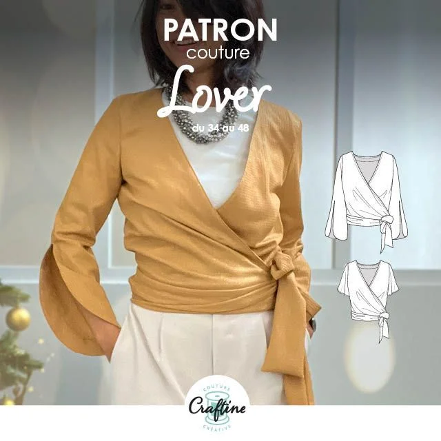 Photo du patron Blouse Cache-coeur Lover cousu · vue 1 sur 1