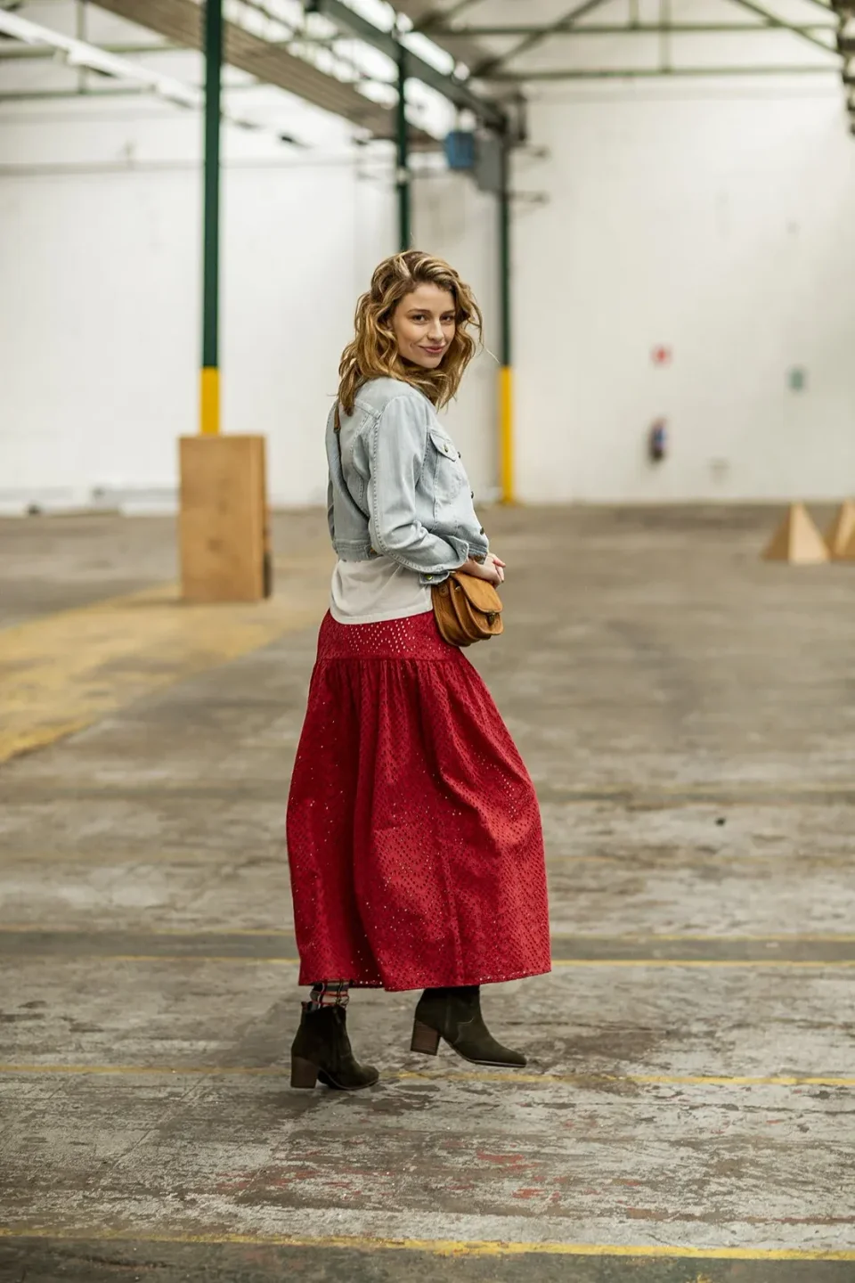 Photo du patron Hettie Skirt Sewing Pattern cousu · vue 1 sur 8