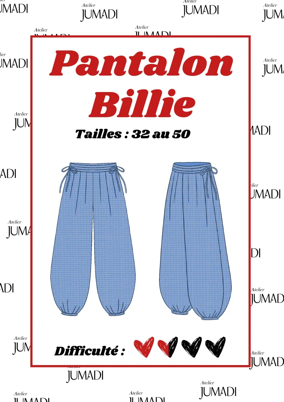 Photo du patron Pantalon Billie cousu · vue 1 sur 8