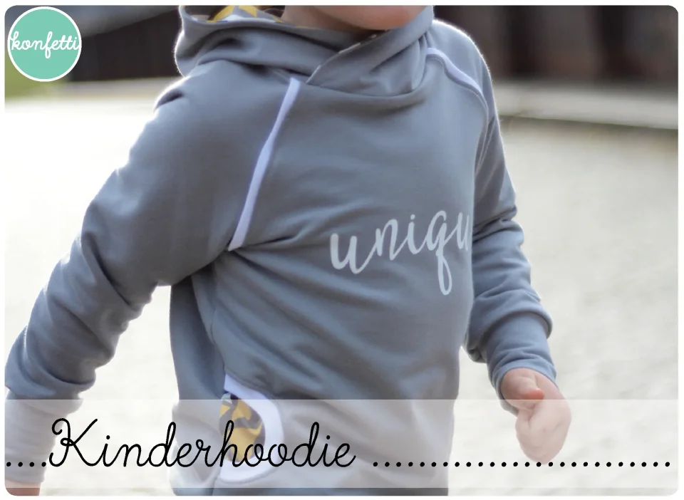 Photo du patron Kinderhoodie cousu · vue 1 sur 5