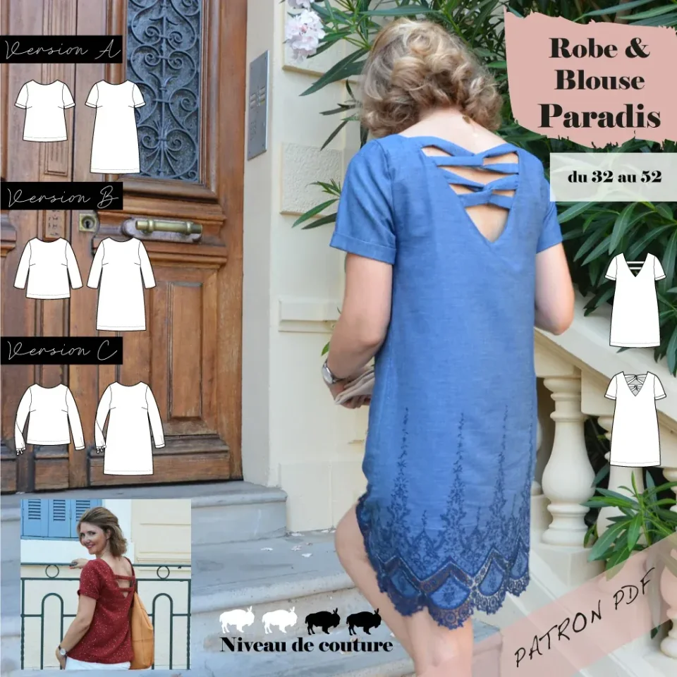 Photo du patron Robe et Blouse Paradis cousu · vue 1 sur 8