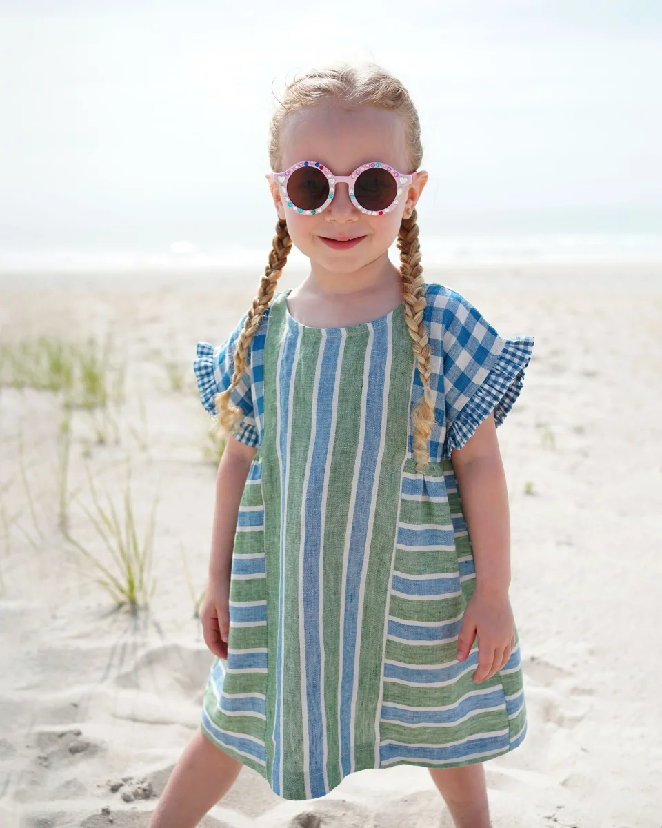 Photo du patron Kids Collage Gather Dress cousu · vue 1 sur 8