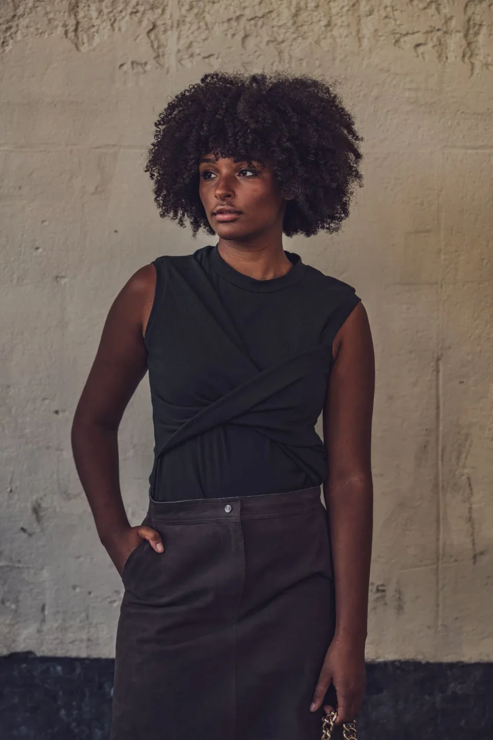 Photo du patron Thalia Top Sewing Pattern (T-Family containing 2 patterns) cousu · vue 1 sur 8