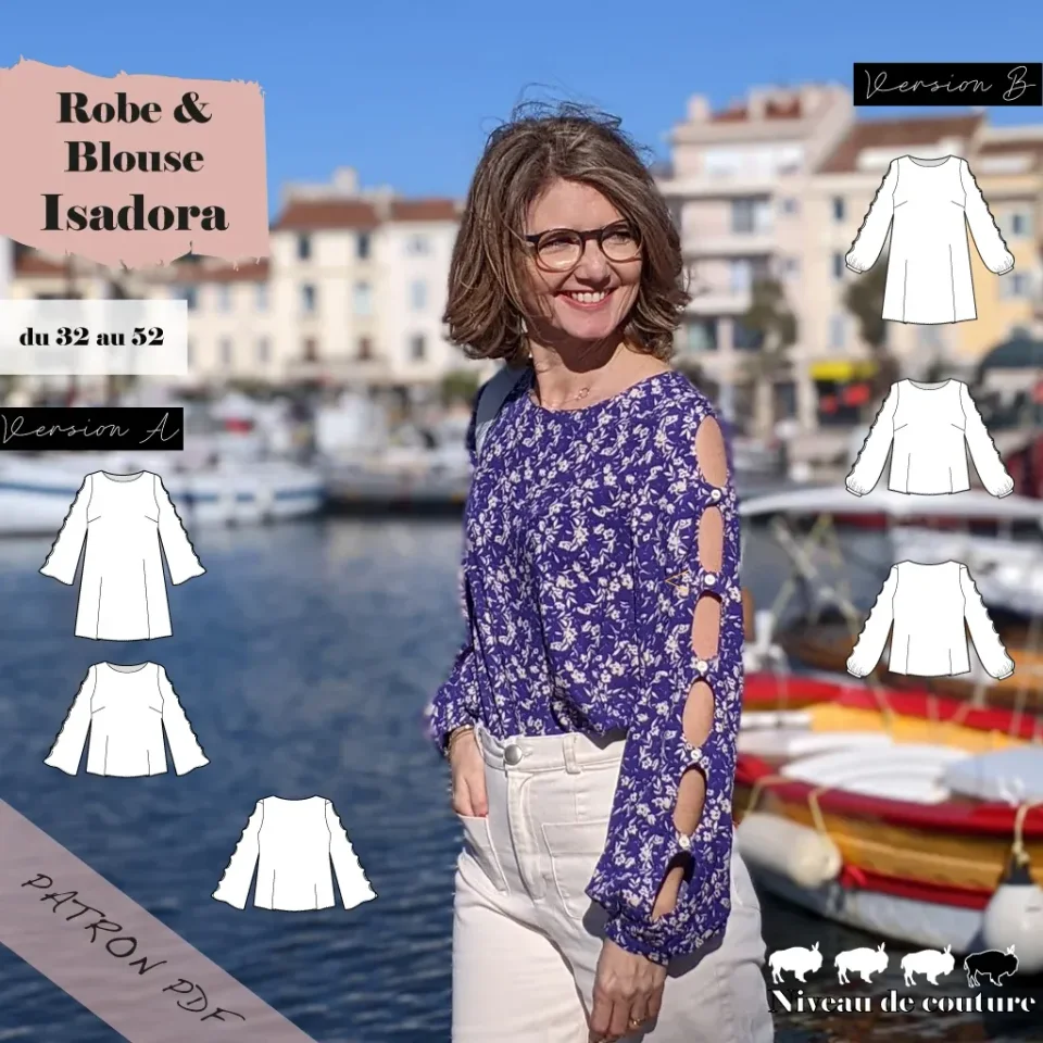 Photo du patron Blouse et robe Isadora cousu · vue 1 sur 8