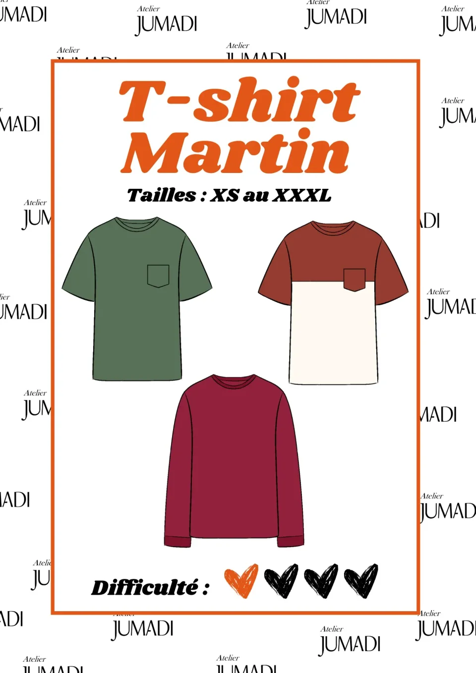 Photo du patron T-Shirt Martin cousu · vue 1 sur 8