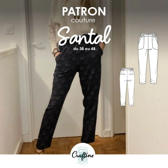 Photo du patron Pantalon Santal cousu · vue 1 sur 1