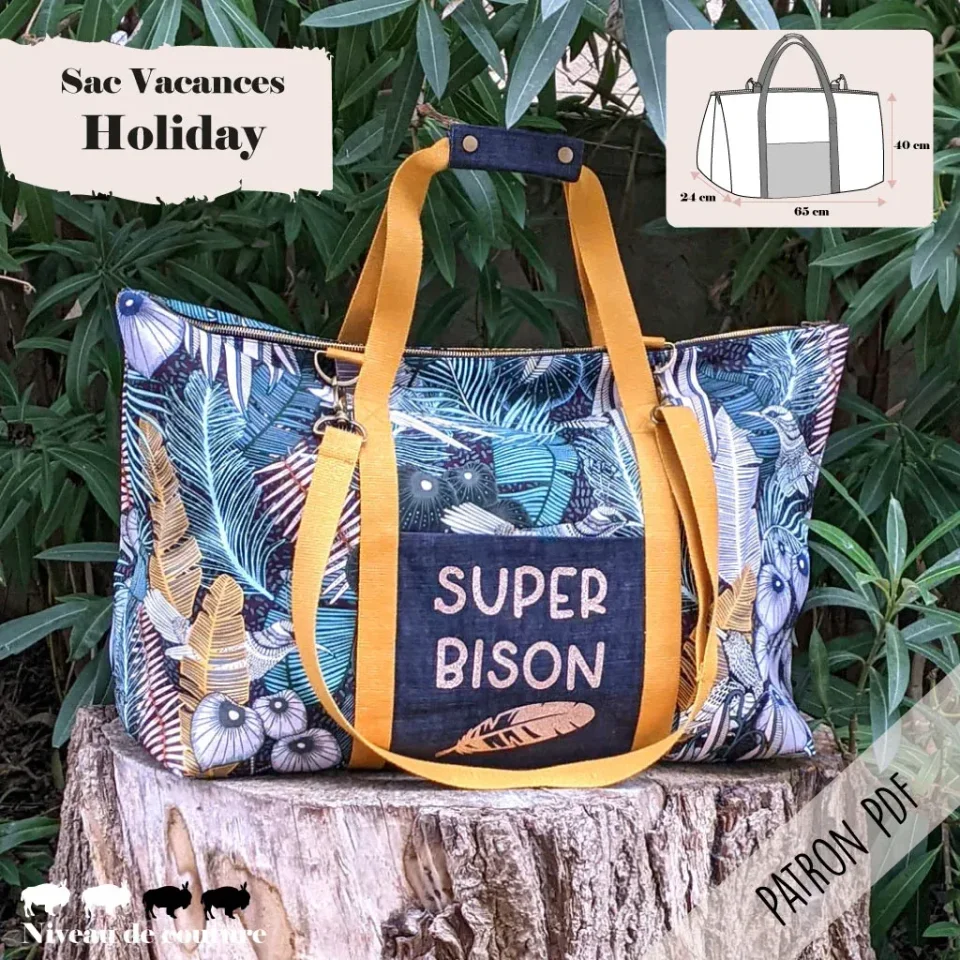 Photo du patron Sac de Voyage Holiday cousu · vue 1 sur 8