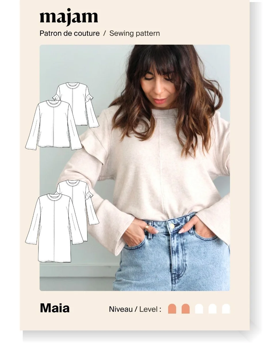 Photo du patron Pull / robe pull – Maia cousu · vue 1 sur 8