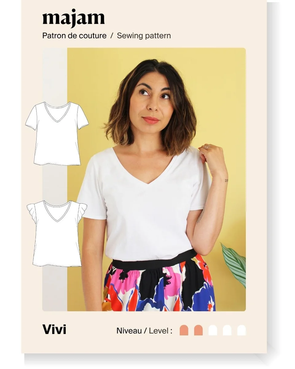 Photo du patron T-shirt – Vivi cousu · vue 1 sur 8