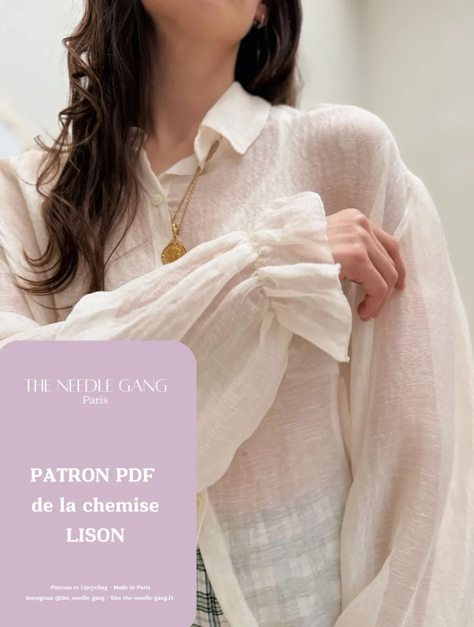 Photo du patron la robe chemise Lison cousu · vue 1 sur 8