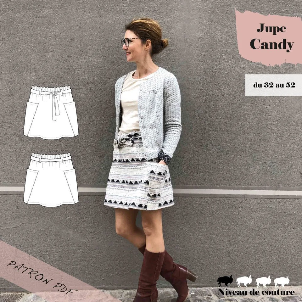Photo du patron Jupe Candy cousu · vue 1 sur 8