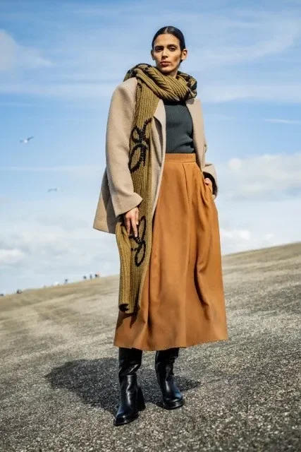 Photo du patron Livia Skirt Sewing Pattern cousu · vue 1 sur 8
