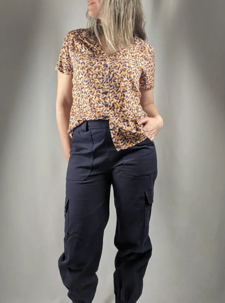 Photo du patron Chantal - Patron Et Tuto Pantalon Taille Élastique Et Short cousu · vue 1 sur 8