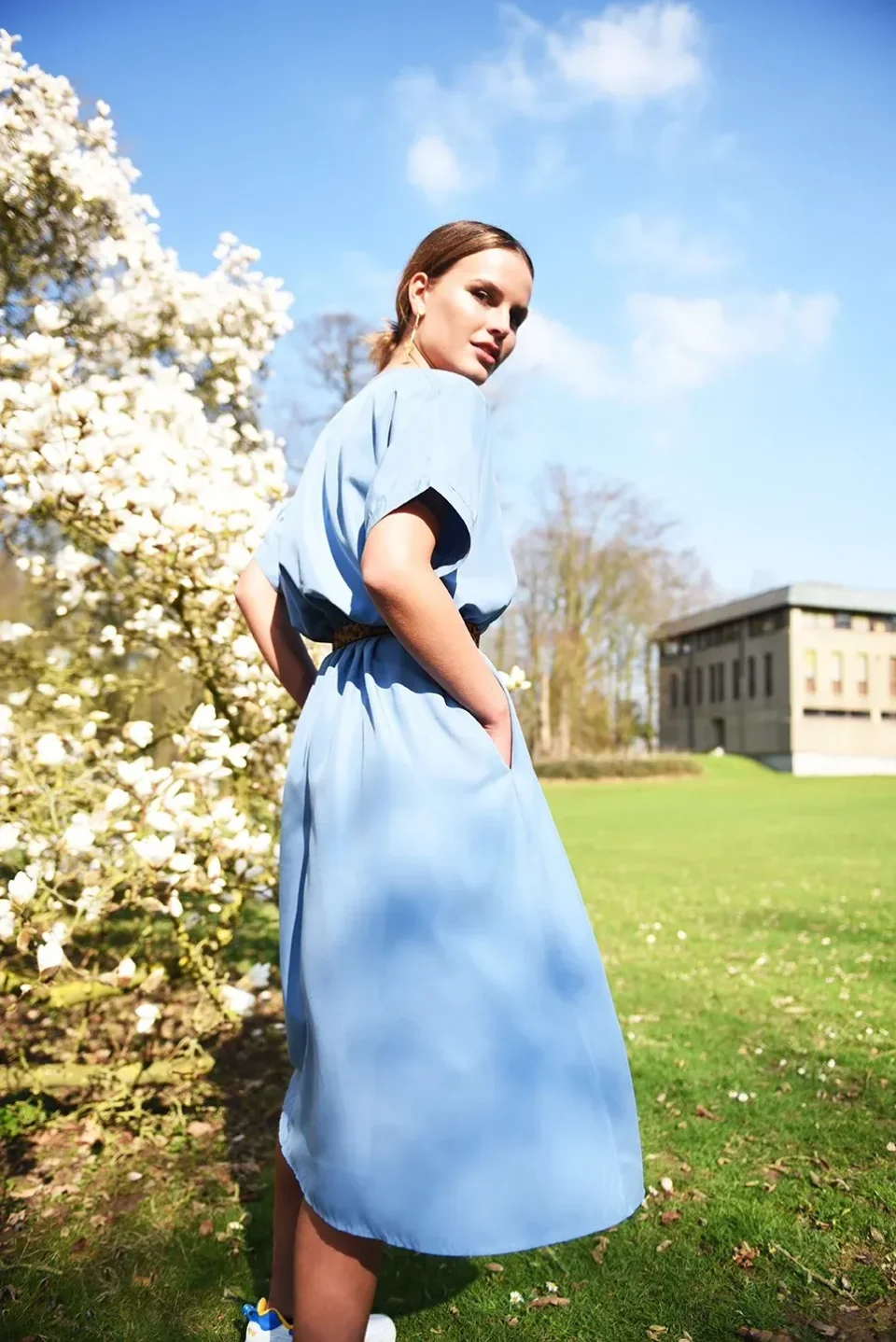 Photo du patron Taylor Dress Sewing Pattern cousu · vue 1 sur 8