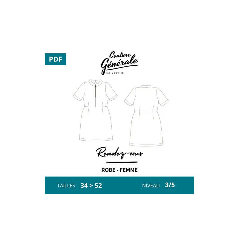 Patron robe - Rendez-vous · Couture Générale