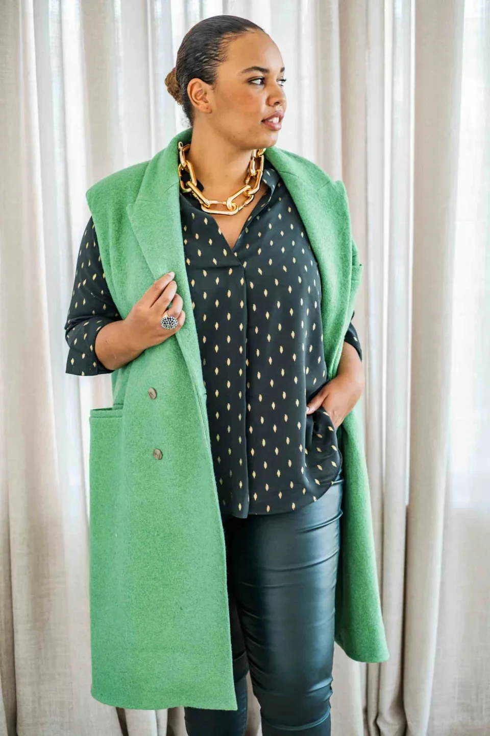 Photo du patron Elba Waistcoat Sewing Pattern cousu · vue 1 sur 6