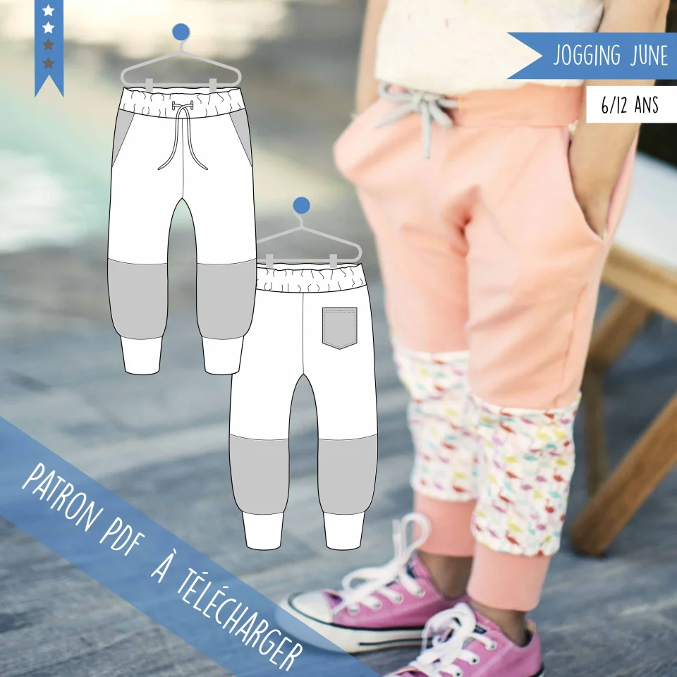Photo du patron PDF enfant Jogging June 6/12 ans cousu · vue 1 sur 5