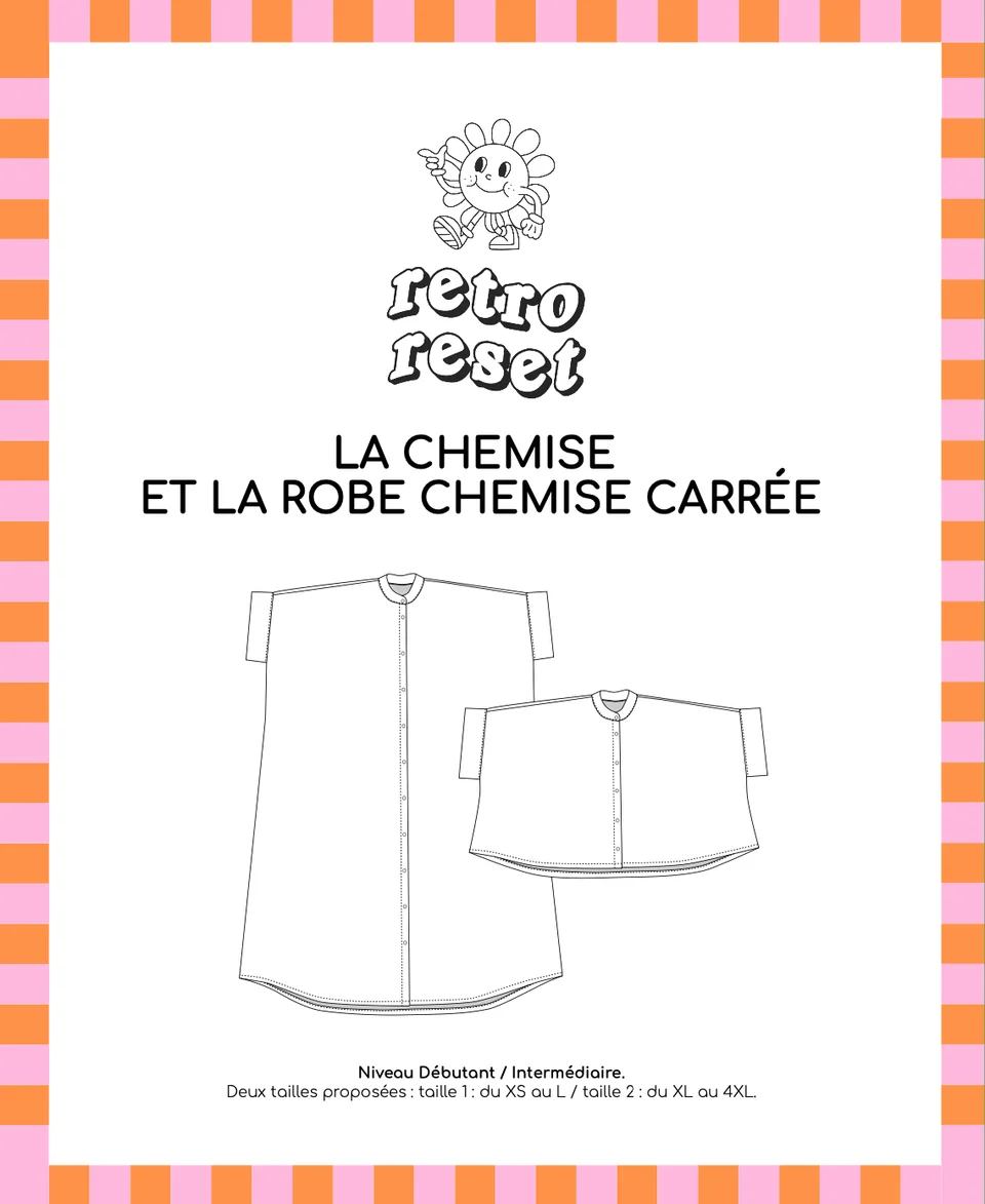Photo du patron Chemise carrée cousu · vue 1 sur 8