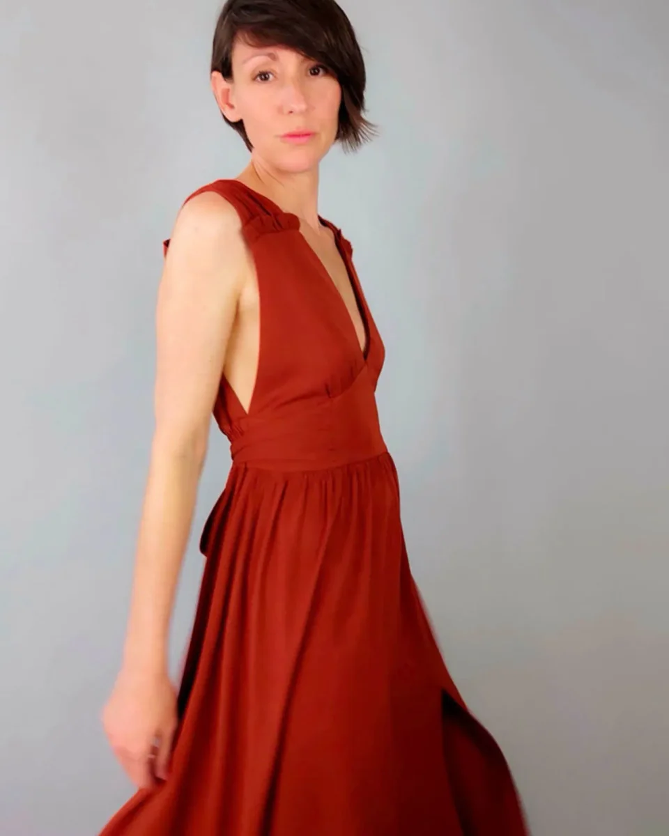 Photo du patron Sunset Lover, robe longue cousu · vue 1 sur 8